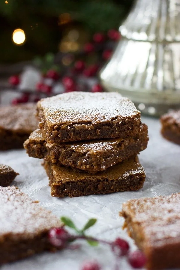 Gingerbread Blondies 2